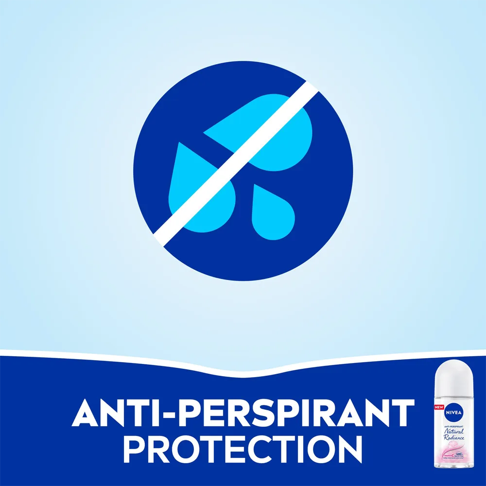 Nivea Natural Fairness Deodorant Roll-On - 50 ml thumbnail 3