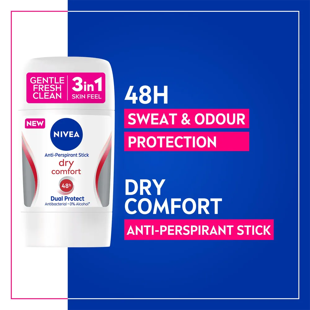 Nivea Dry Comfort Deodorant Stick - 50 ml thumbnail 2