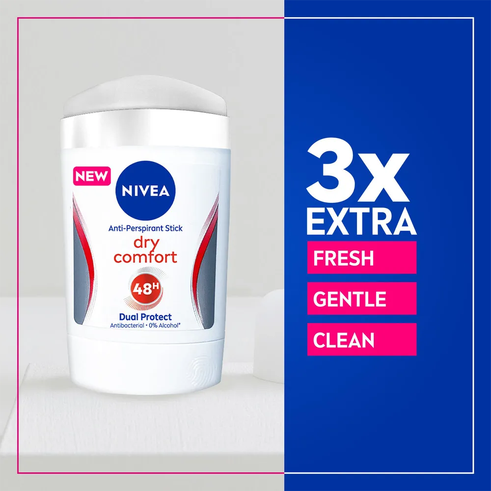 Nivea Dry Comfort Deodorant Stick - 50 ml thumbnail 4