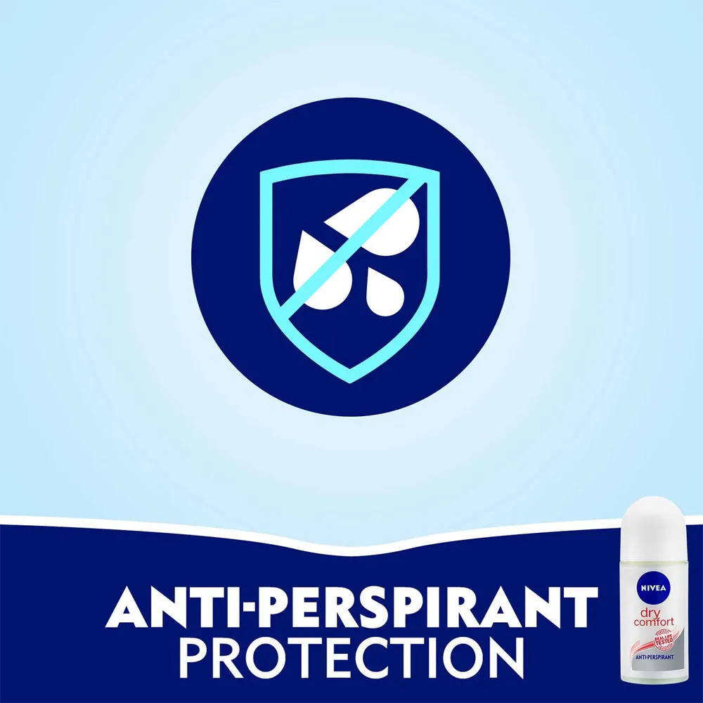 Nivea Dry Comfort Deodorant Roll-On - 50 ml thumbnail 4