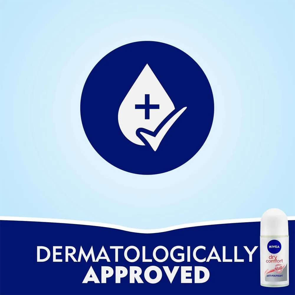 Nivea Dry Comfort Deodorant Roll-On - 50 ml thumbnail 5