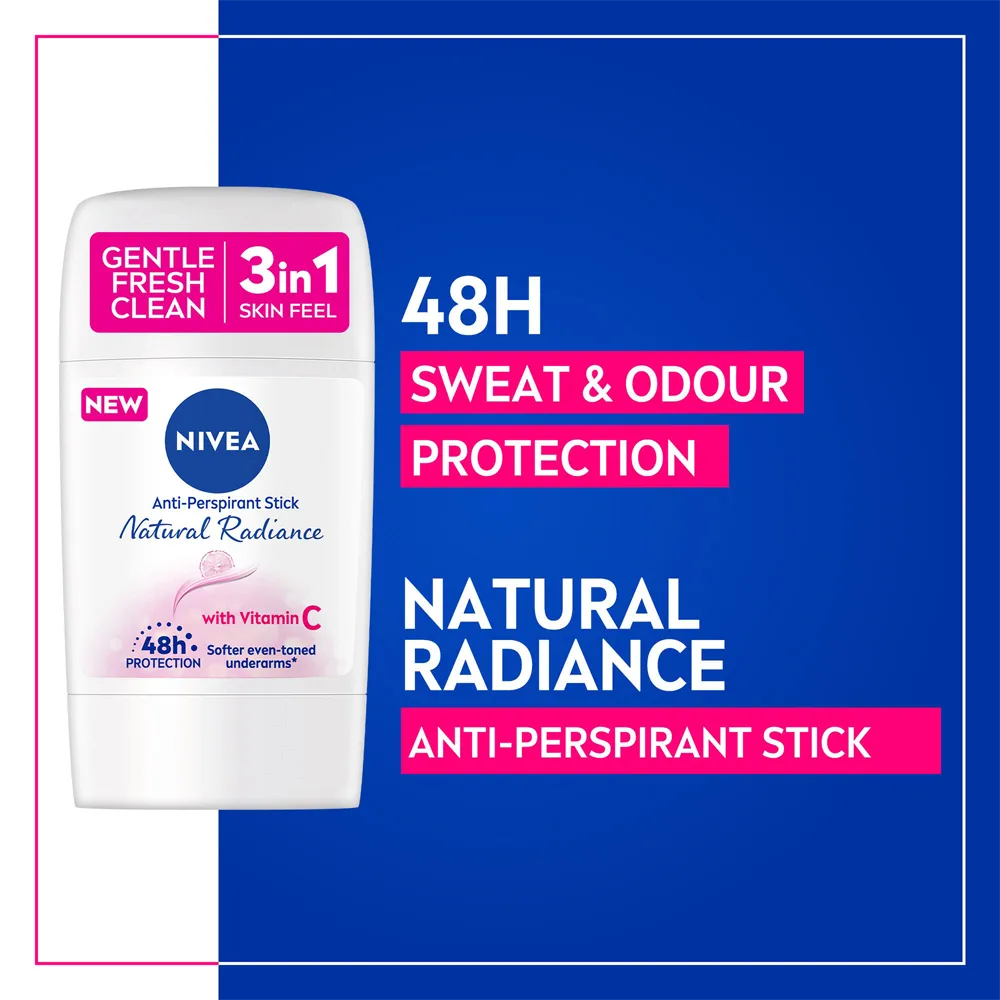 Nivea Natural Radiance Deodorant Stick - 50 ml thumbnail 2