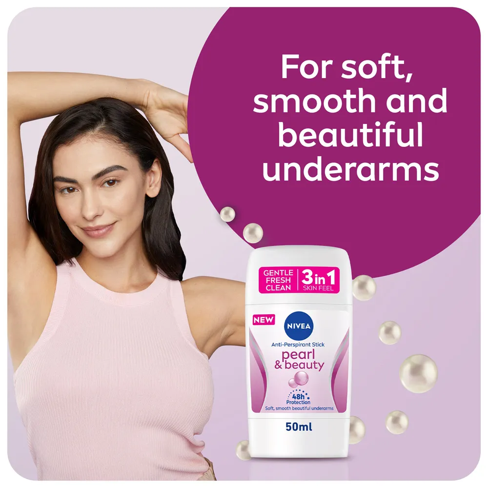 Nivea Pearl & Beauty Deodorant Stick - 50 ml thumbnail 2