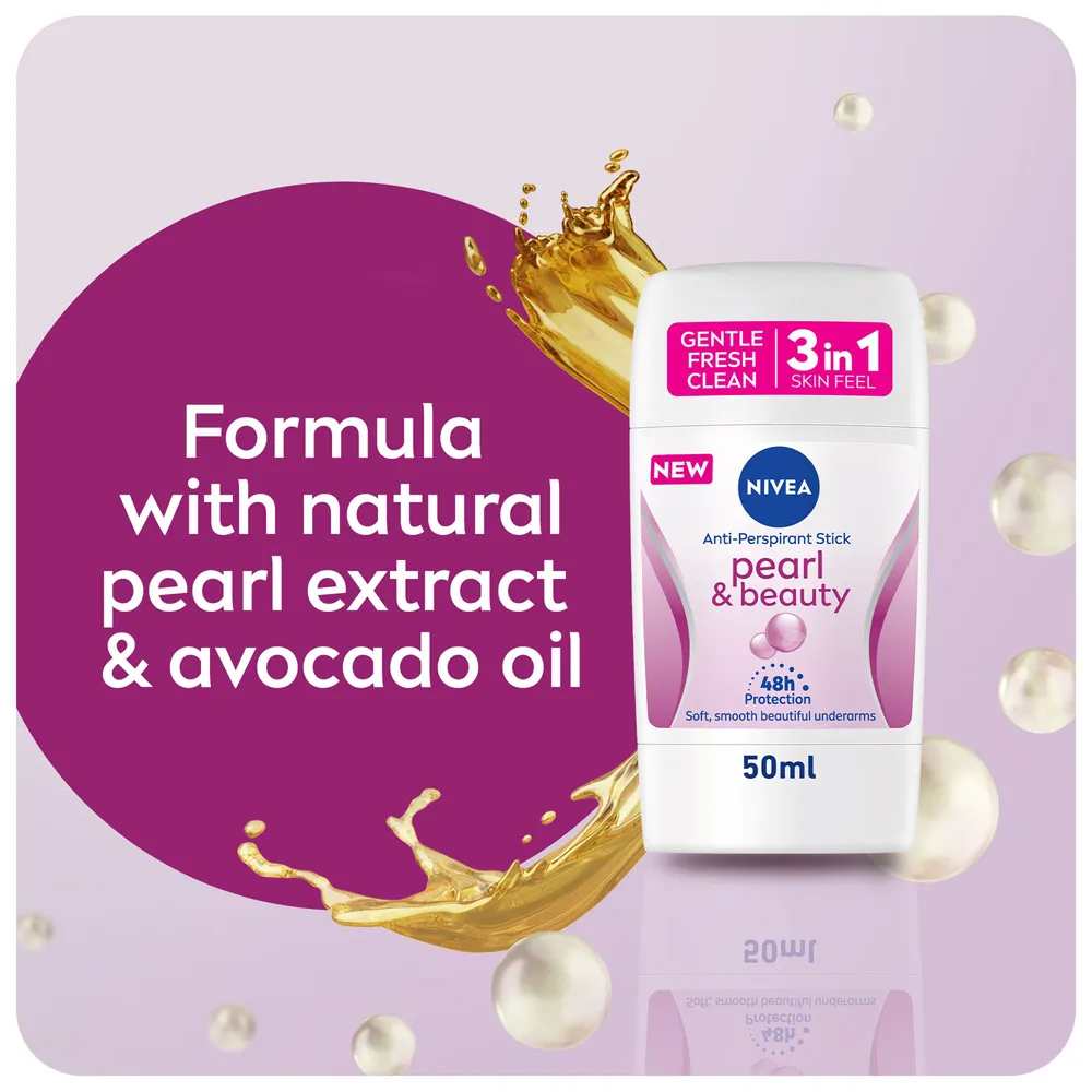 Nivea Pearl & Beauty Deodorant Stick - 50 ml thumbnail 4