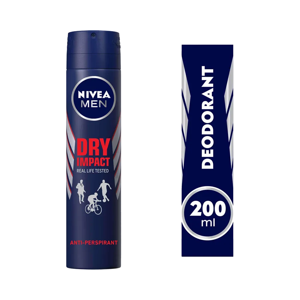 Nivea Dry Impact Aerosol Deodorant Spray - 200 ml thumbnail 1