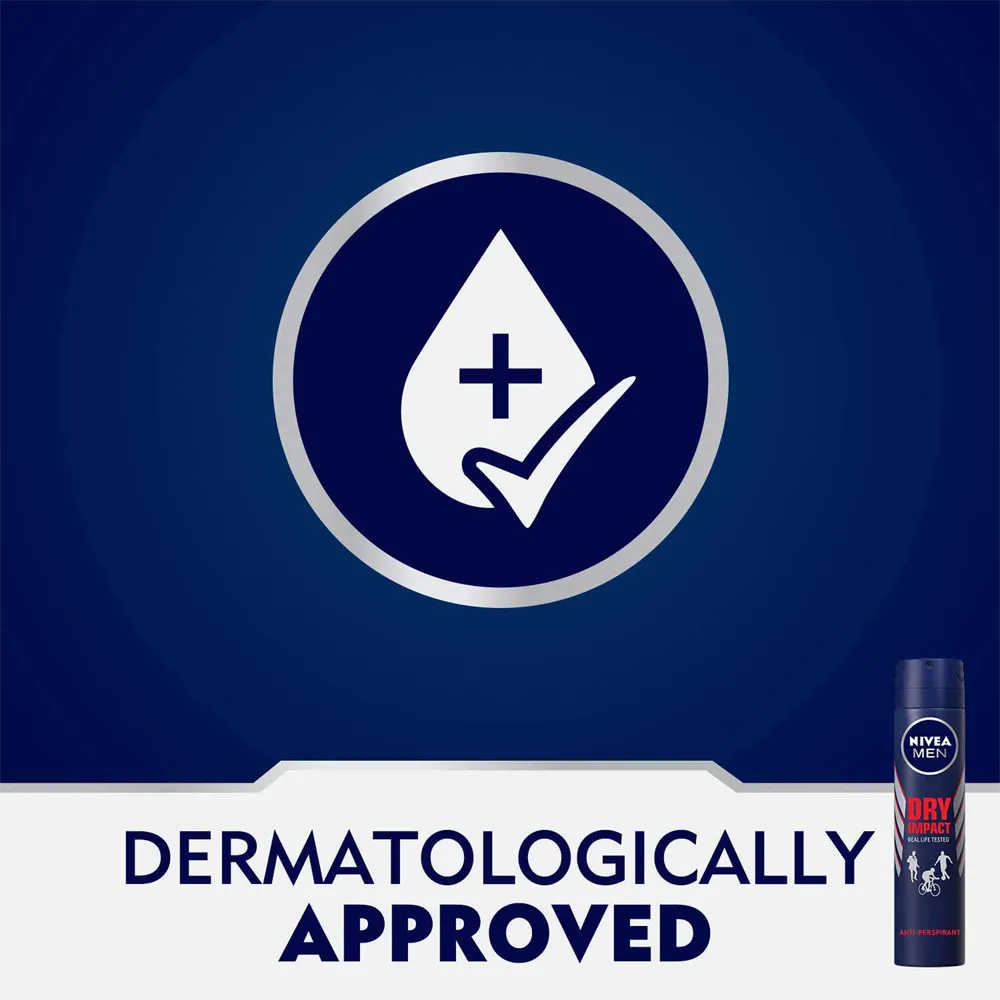 Nivea Dry Impact Aerosol Deodorant Spray - 200 ml thumbnail 5