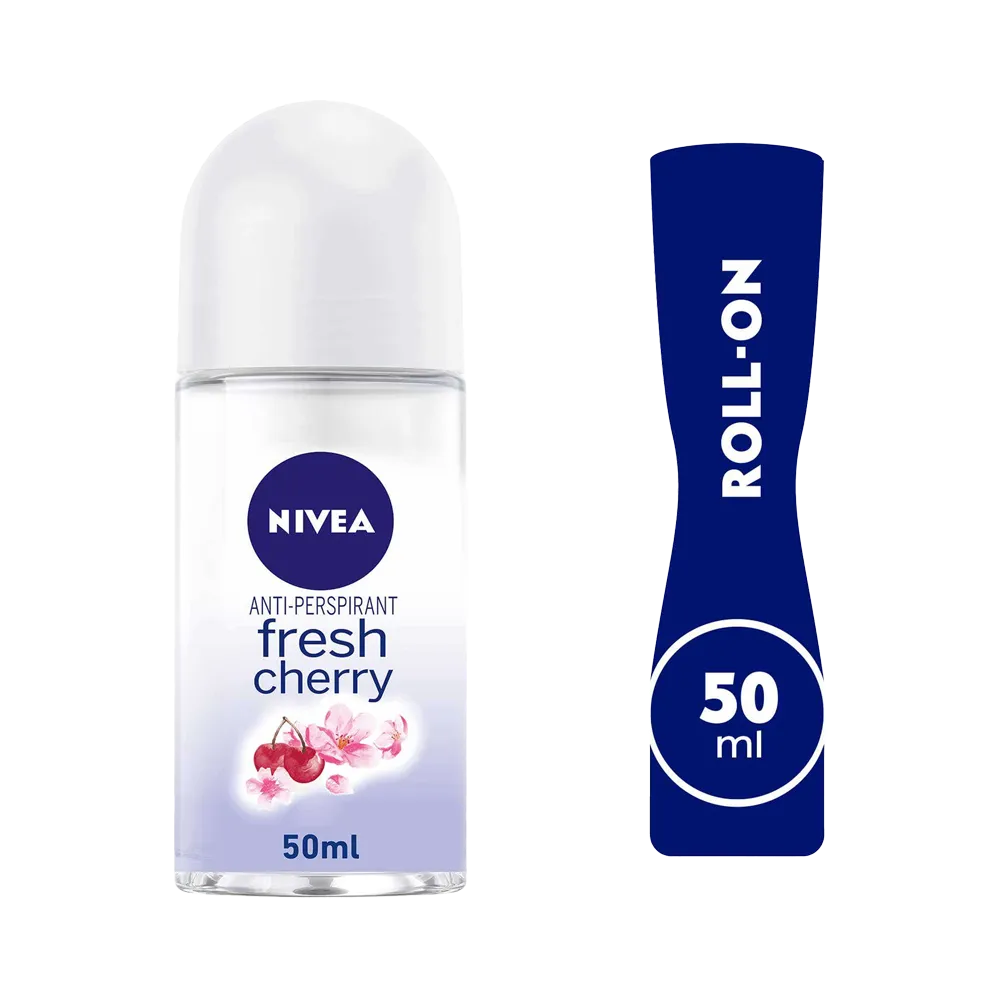Nivea Fresh Cherry Deodorant Roll-On - 50 ml thumbnail 1