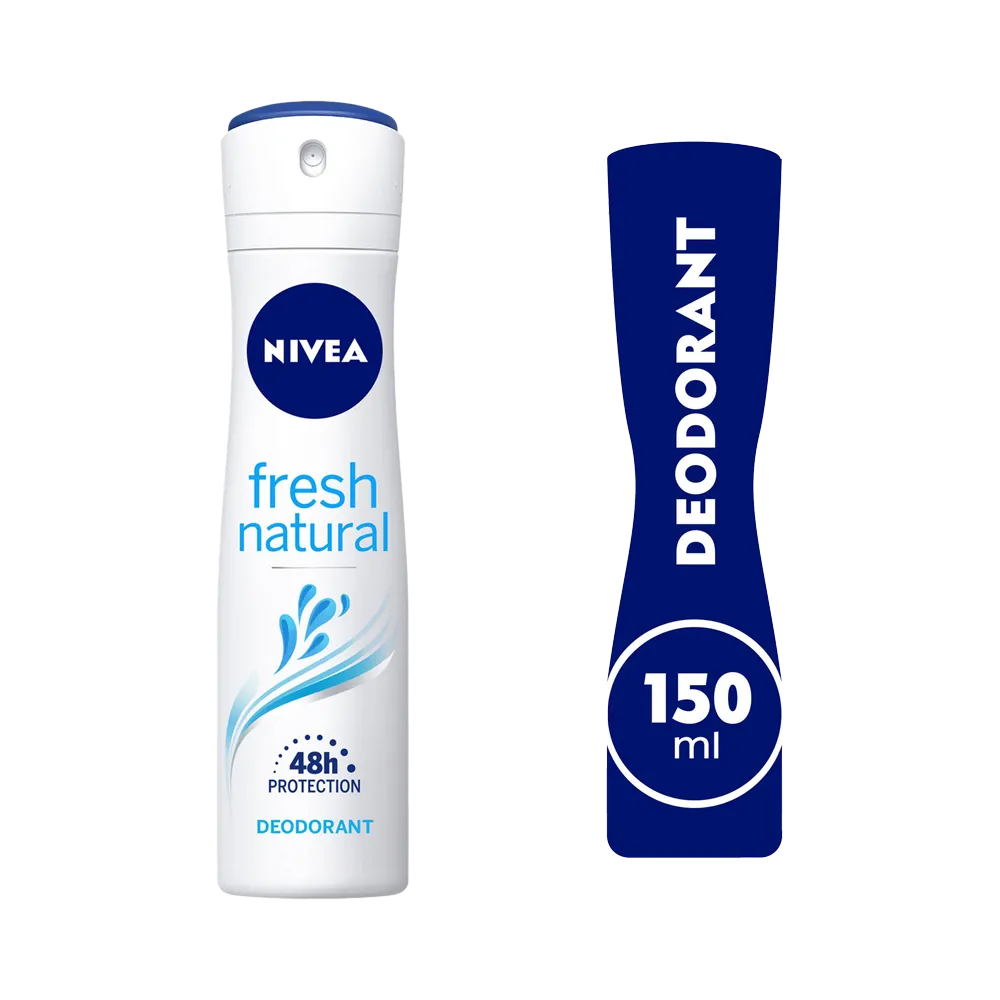 Nivea Fresh Natural Deodorant Spray - 150 ml thumbnail 1