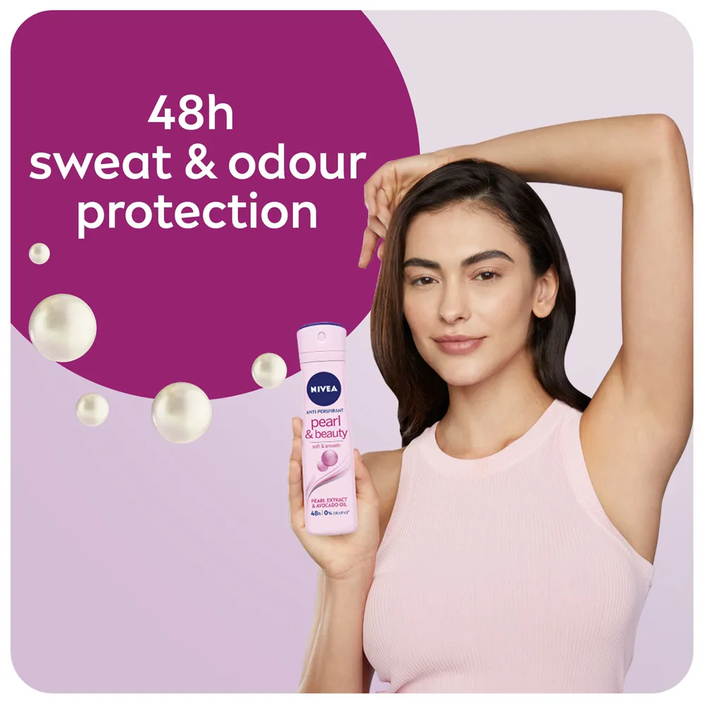 Nivea Pearl & Beauty Deodorant Spray - 200 ml thumbnail 3