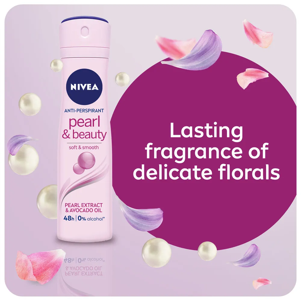 Nivea Pearl & Beauty Deodorant Spray - 200 ml thumbnail 5