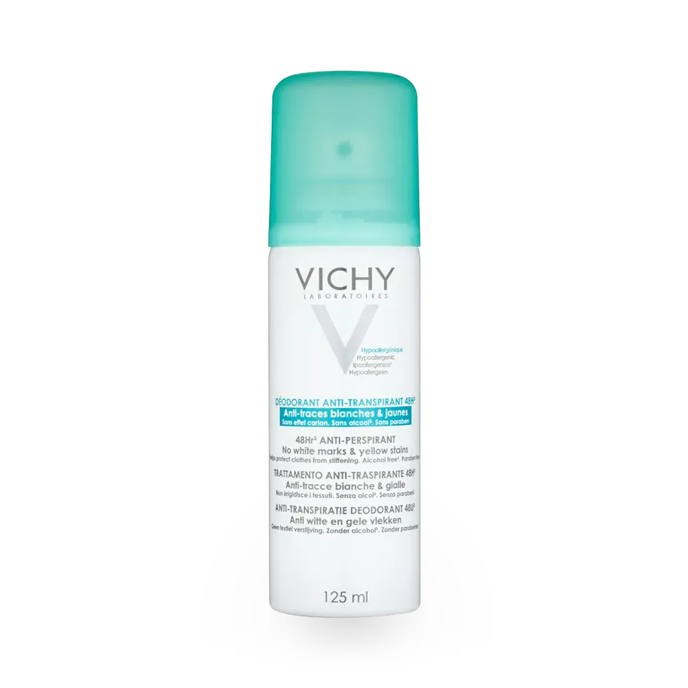 Vichy 48HR No Marks Aerosol Anti-perspirant Deodorant Spray - 125 ml thumbnail 1