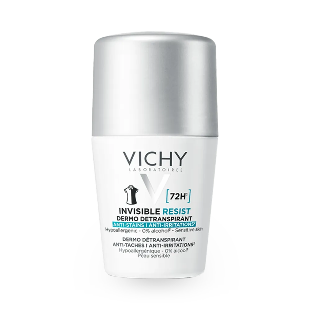 Vichy 72HR Invisible Resist Anti-perspirant Deodorant Roll-On - 50 ml thumbnail 1
