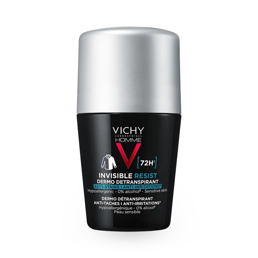 Vichy 72HR Invisible Resist Deodorant Roll-On - 50 ml thumbnail 1