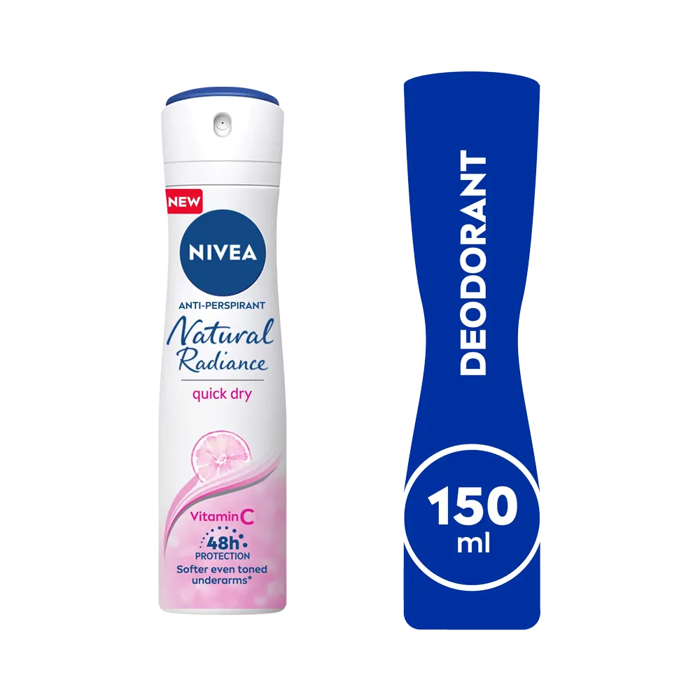 Nivea 48HR Natural Fairness Deodorant Spray - 150 ml thumbnail 1