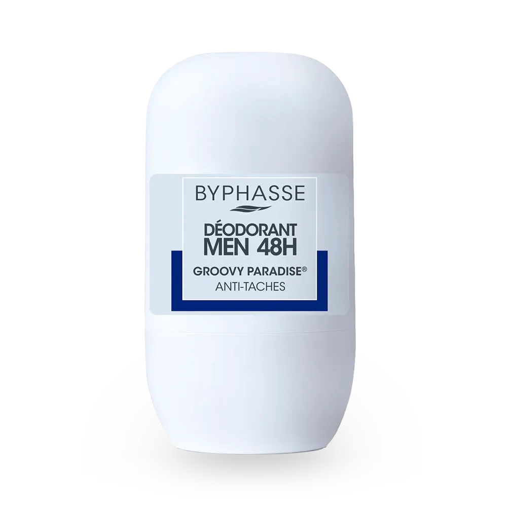 Byphasse 48H Men Deodorant Groovy Paradise Roll-On - 50 ml thumbnail 1