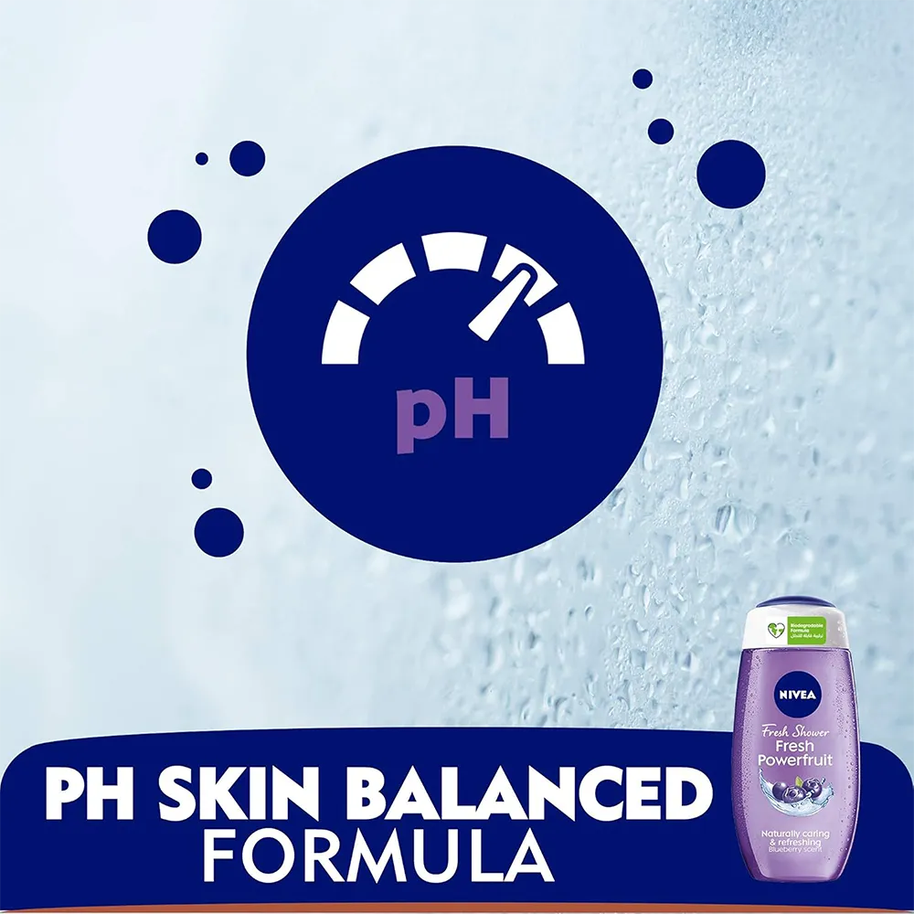 Nivea Fresh Powerfruit Shower Gel - 250 ml thumbnail 4