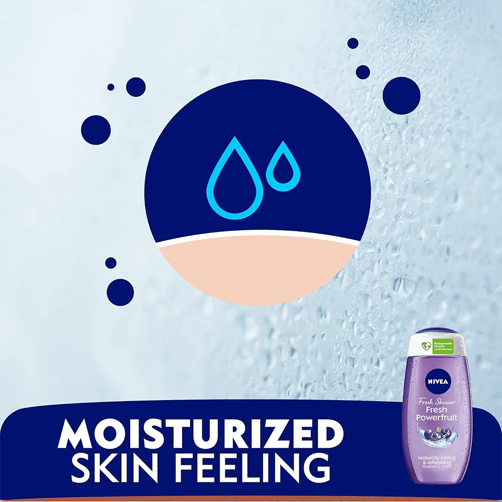 Nivea Fresh Powerfruit Shower Gel - 250 ml thumbnail 5
