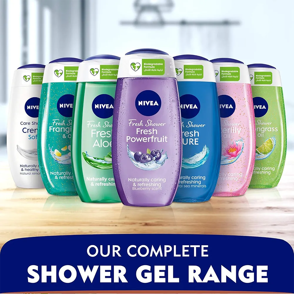 Nivea Fresh Powerfruit Shower Gel - 250 ml thumbnail 6