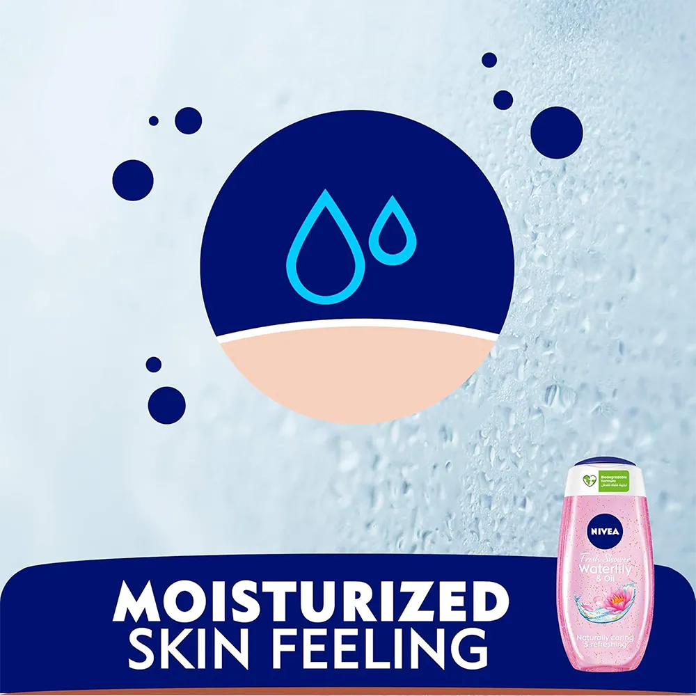 Nivea Fresh Water Lily & Oil Shower Gel - 250 ml thumbnail 5