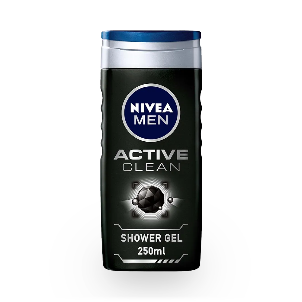 Nivea Active Clean Shower Gel - 250 ml thumbnail 1