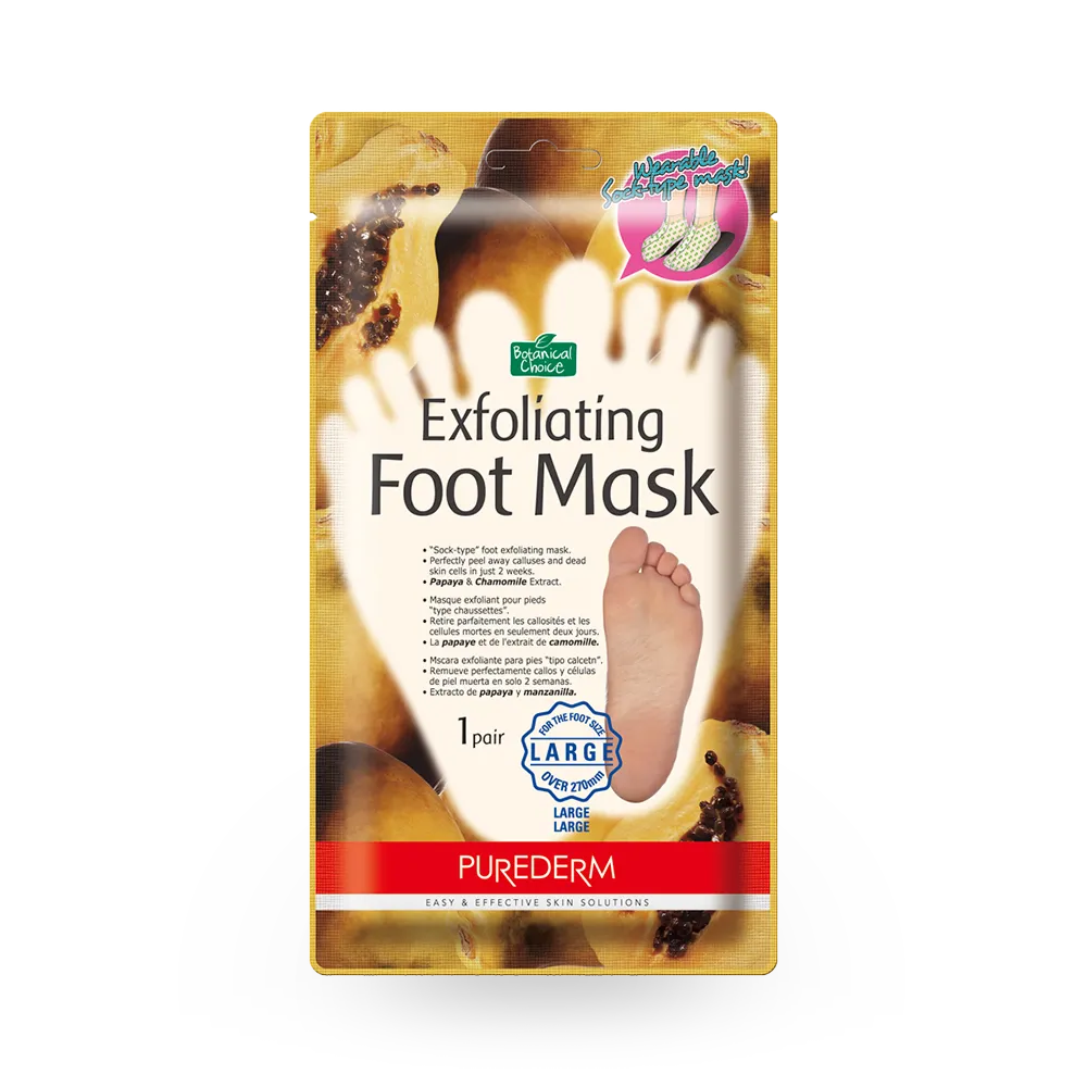 Purederm Botanical Choice Exfoliating Foot Mask - 1 Pair  thumbnail 1