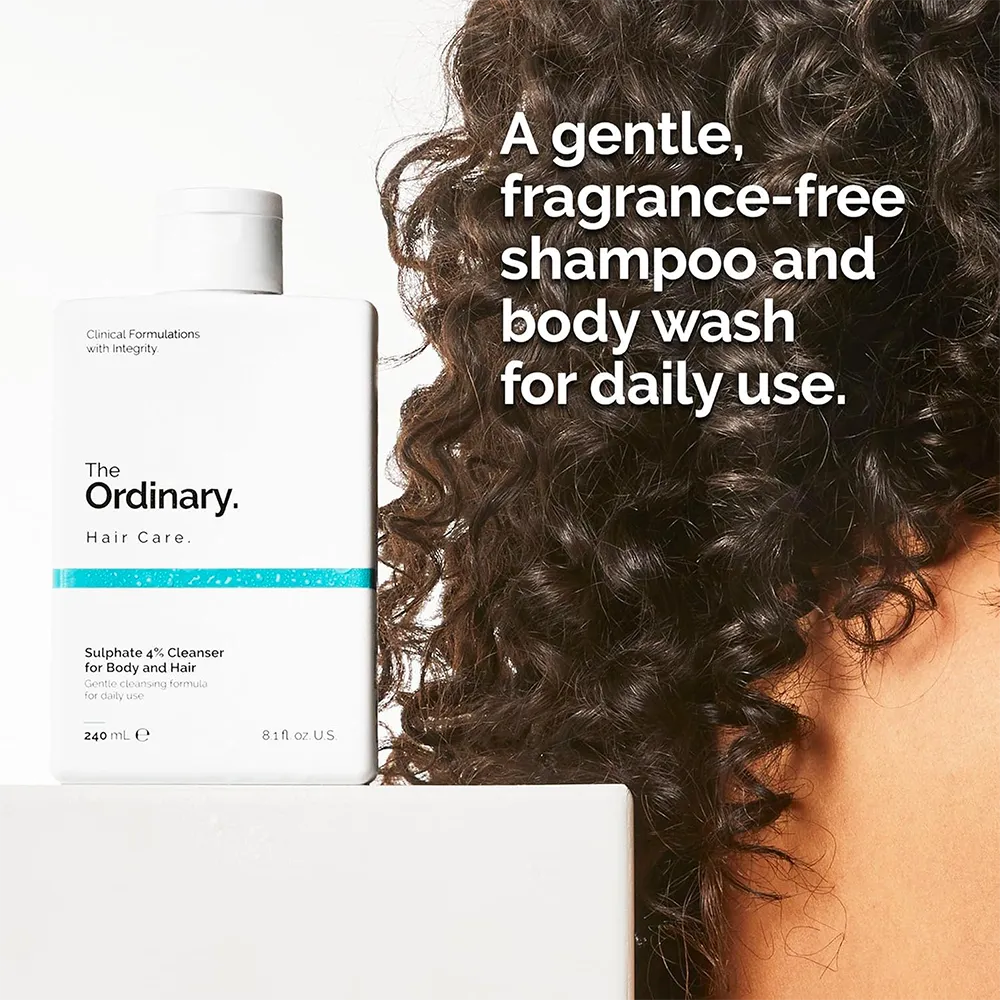 The Ordinary 4% Sulfate Cleanser for Body & Hair - 240 ml thumbnail 2