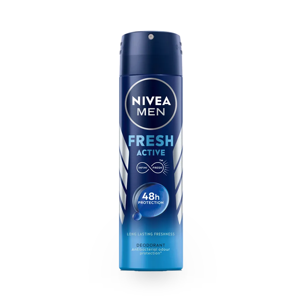 Nivea Men Fresh Active Deodorant Spray - 150 ml thumbnail 1