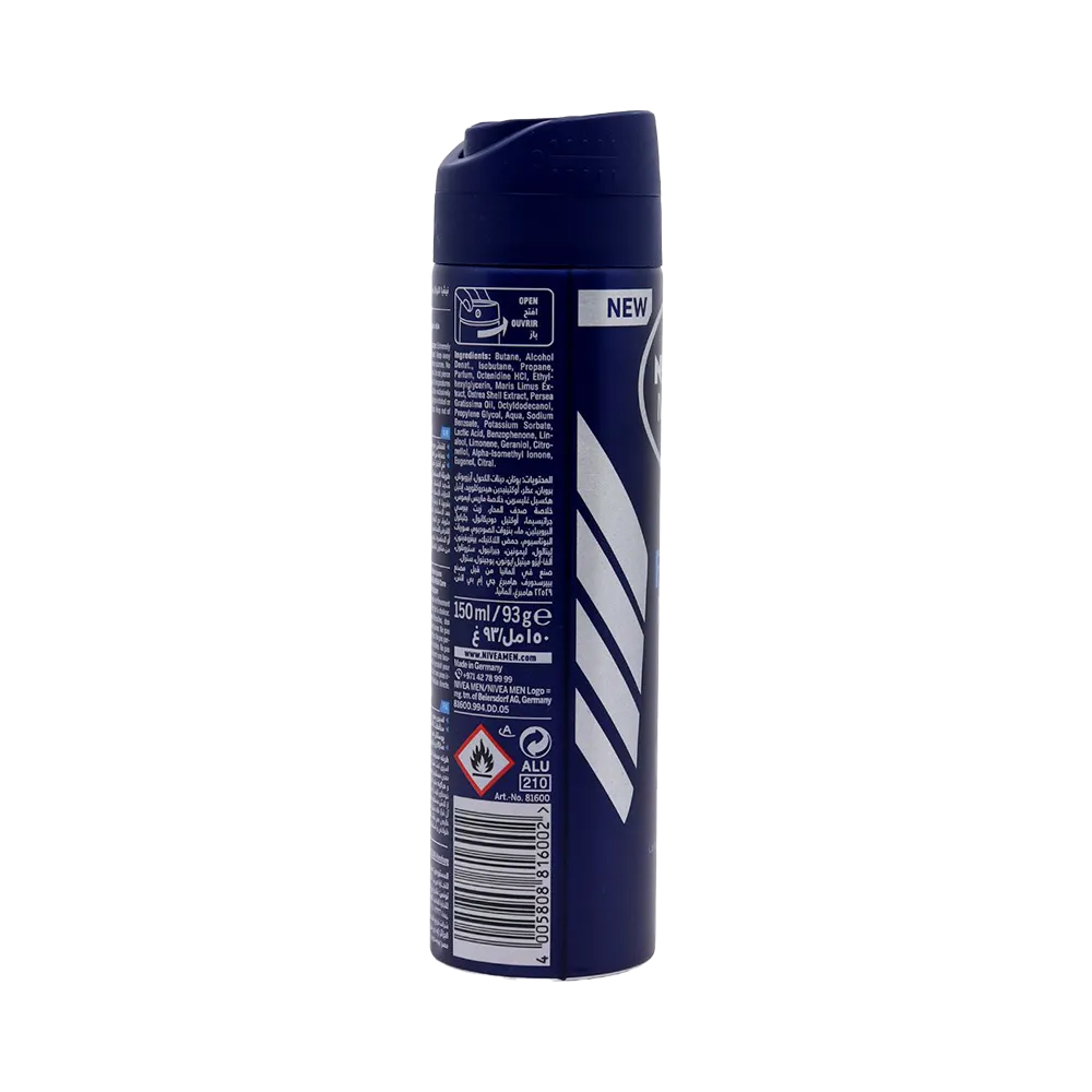 Nivea Men Fresh Active Deodorant Spray - 150 ml thumbnail 4