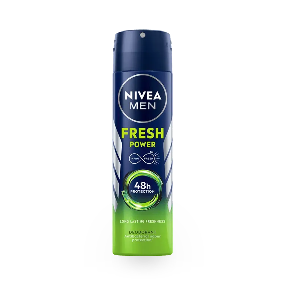 Nivea Men Fresh Power Deodorant Spray - 150 ml thumbnail 1