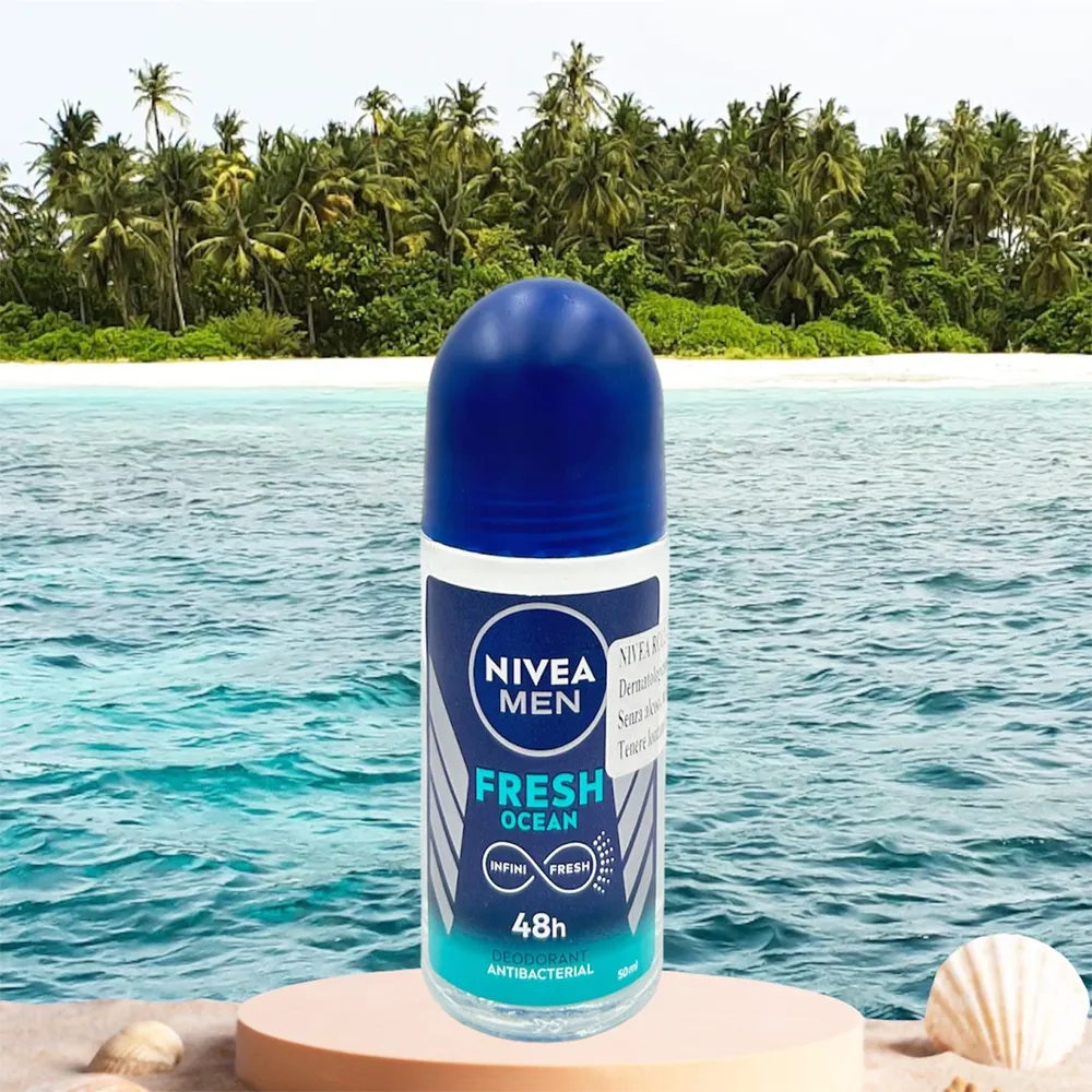 Nivea Men Fresh Ocean Deodorant Roll On - 50 ml thumbnail 3