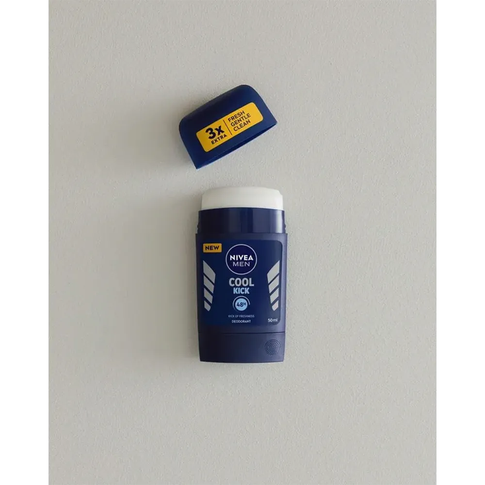 Nivea Men Cool Kick Deodorant Stick - 50 ml thumbnail 4