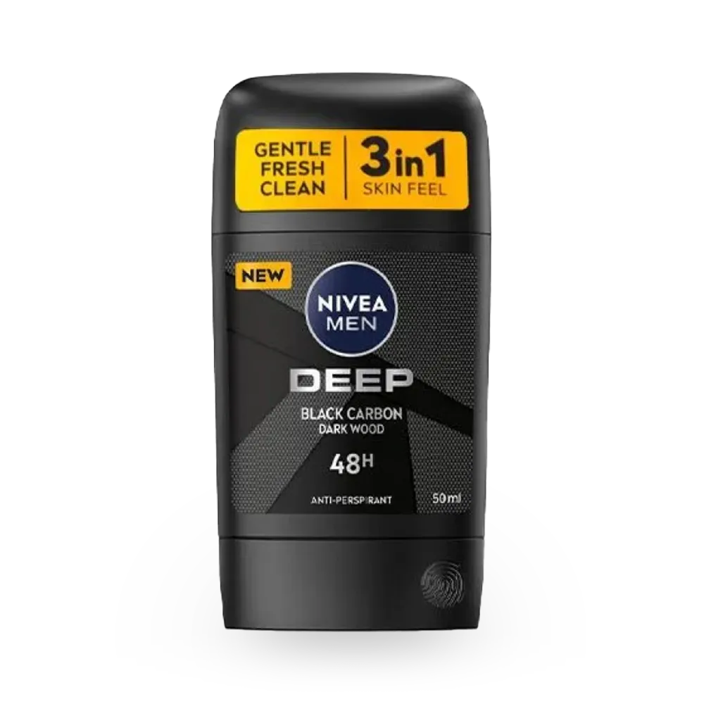 Nivea Men Deep Anti-Perspirant Stick - 50 ml thumbnail 1