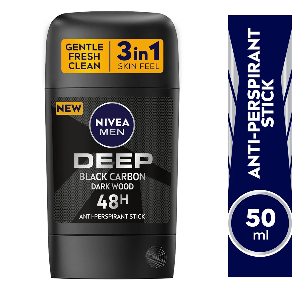 Nivea Men Deep Anti-Perspirant Stick - 50 ml thumbnail 3