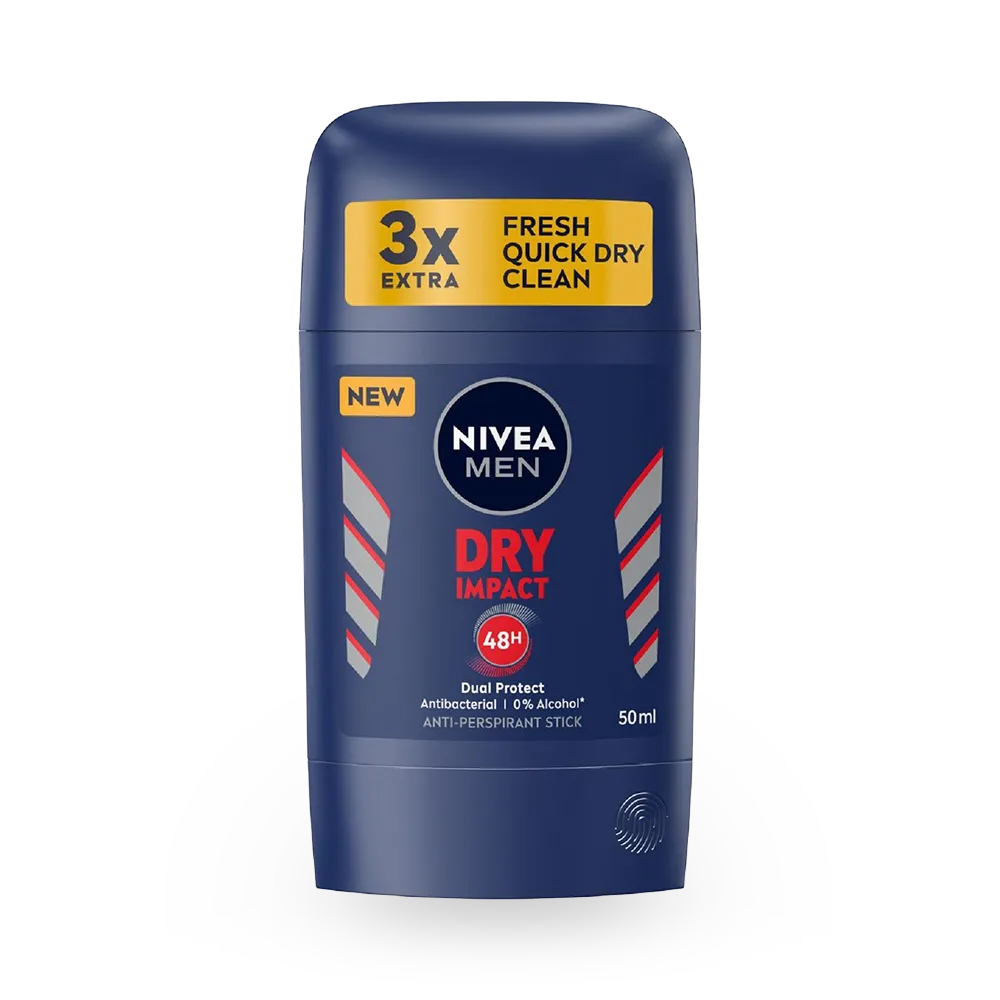 Nivea Men Dry Impact Anti-Perspirant Stick - 50 ml thumbnail 1