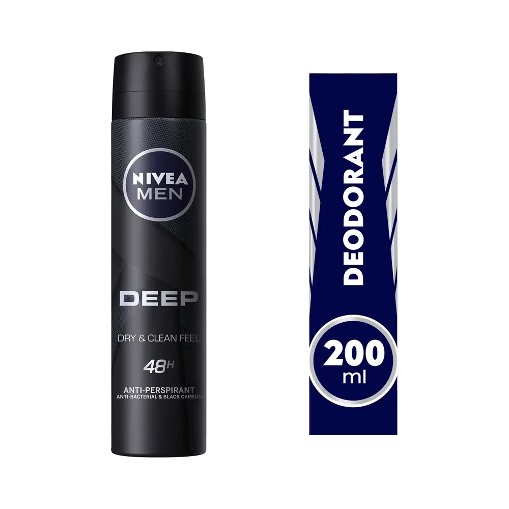 Nivea Men Deep Dark Wood Anti-Perspirant Spray - 200 ml thumbnail 2