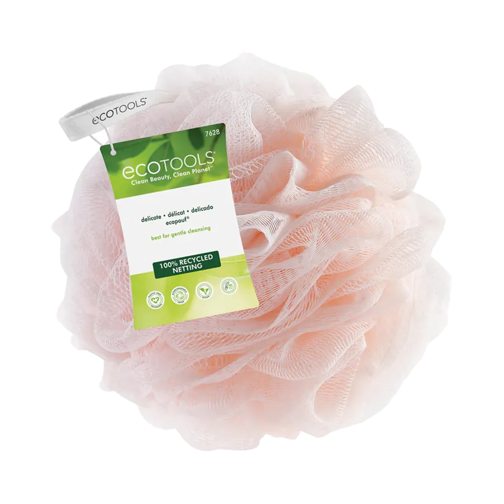 Eco Tools Delicate Recycled EcoPouf - Pink thumbnail 1