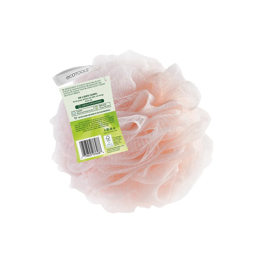 Eco Tools Delicate Recycled EcoPouf - Pink thumbnail 2