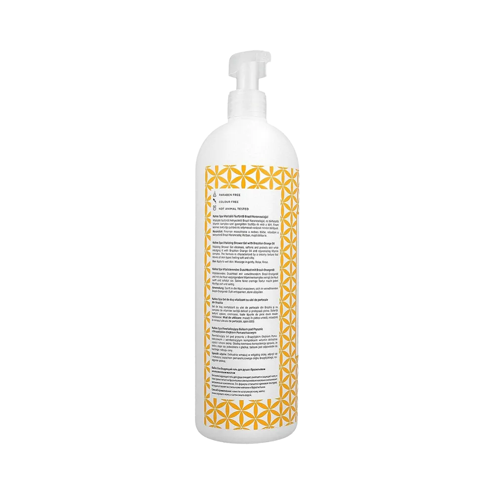 Kallos Vitalizing Shower Gel With Brazilian Orange Oil - 1000 ml thumbnail 4