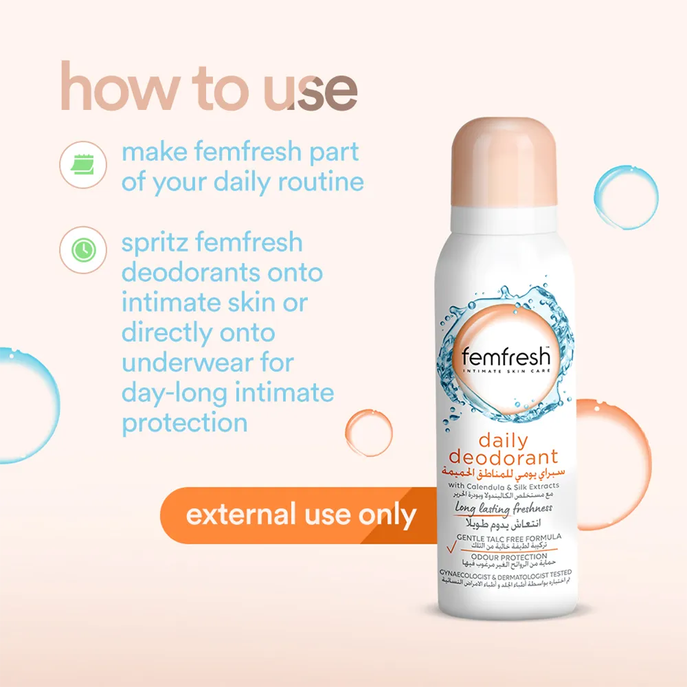 Femfresh Freshness Deodorant Spray - 125 ml thumbnail 4