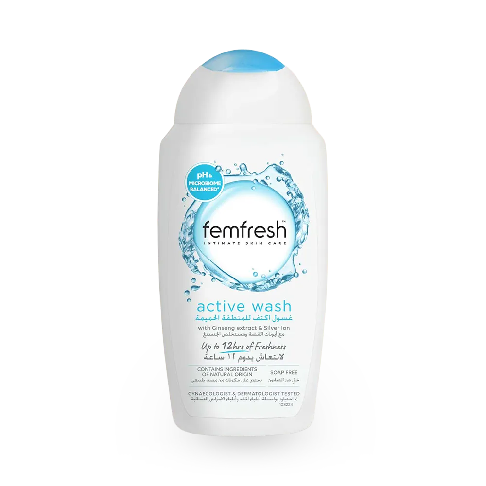 Femfresh Active Fresh Intimate Wash - 250 ml thumbnail 1