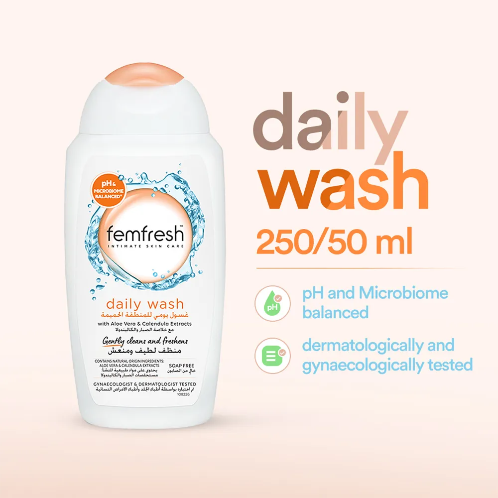Femfresh Daily Intimate Wash - 250 ml thumbnail 2