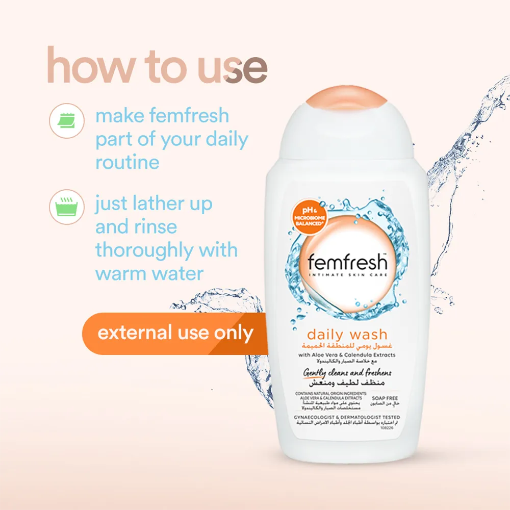 Femfresh Daily Intimate Wash - 250 ml thumbnail 4