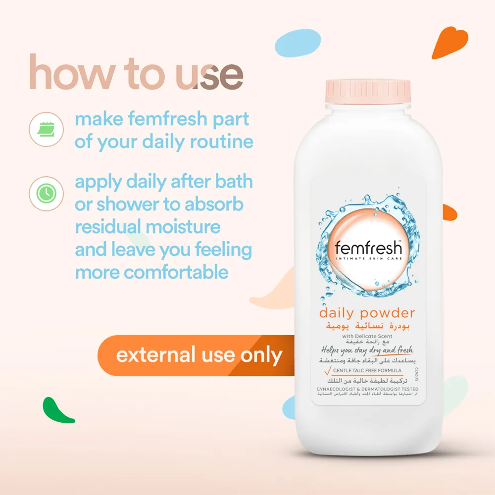 Femfresh Everyday Care Re-balance Powder - 200 g thumbnail 4