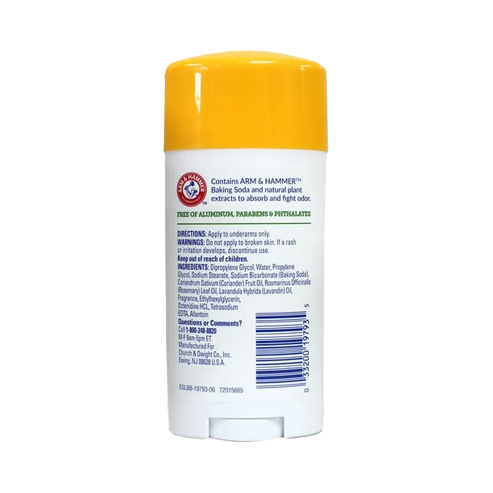 Arm & Hammer Essentials Natural Deodorant Rosemary Lavender - 71 g thumbnail 2