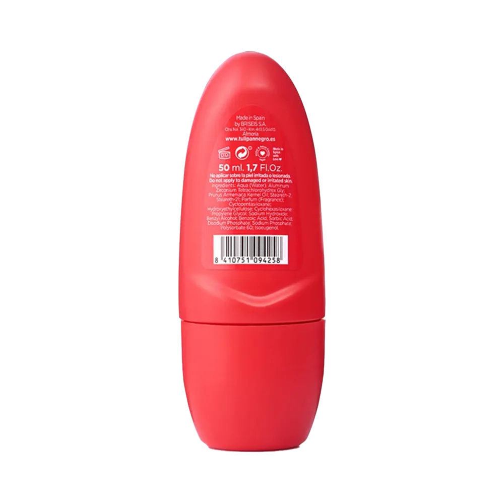 Tulipan Negro Strawberry & Cherry Antiperspirant Deodorant Roll-On - 50 ml thumbnail 2