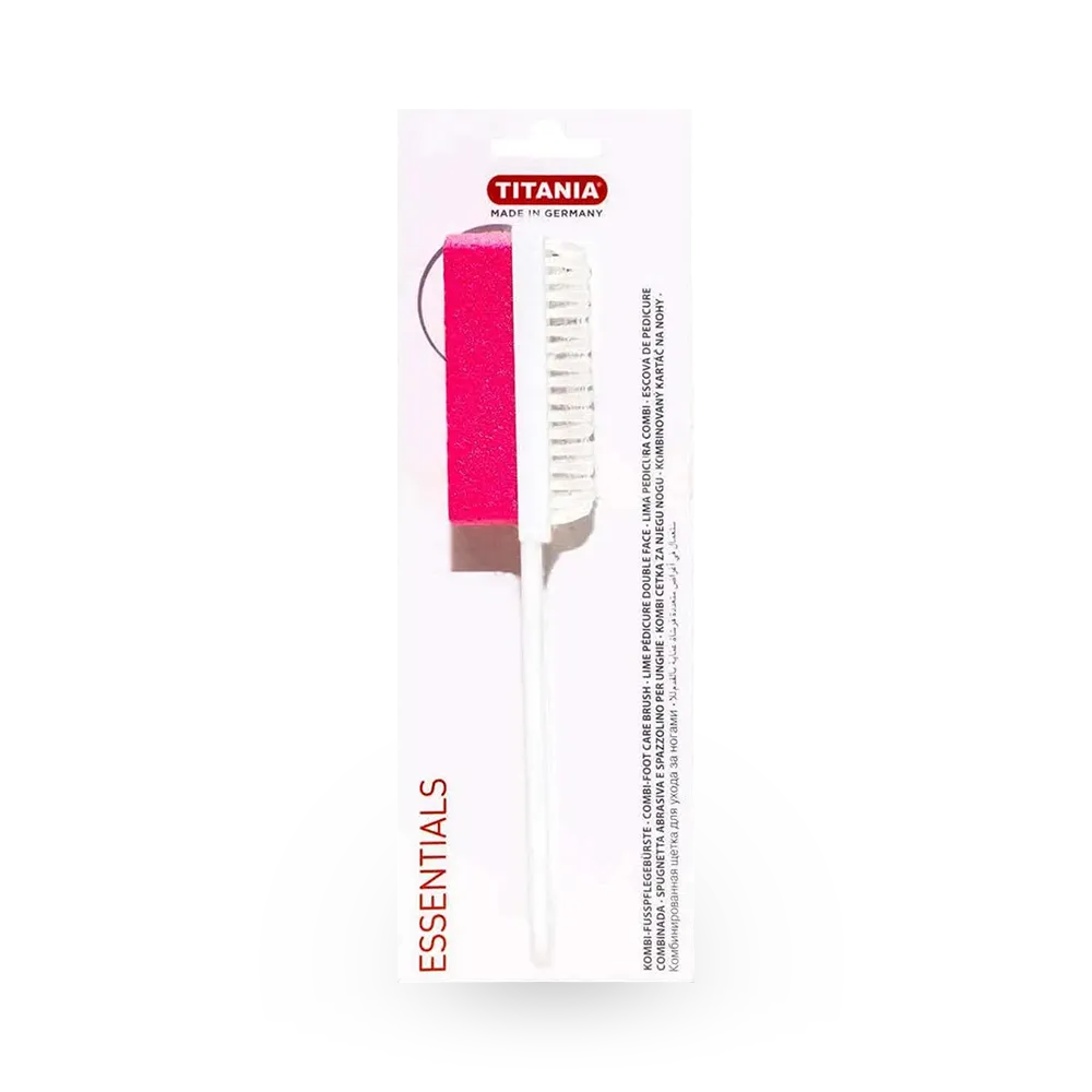 TITANIA Pumice Stone With Nail Brush thumbnail 1