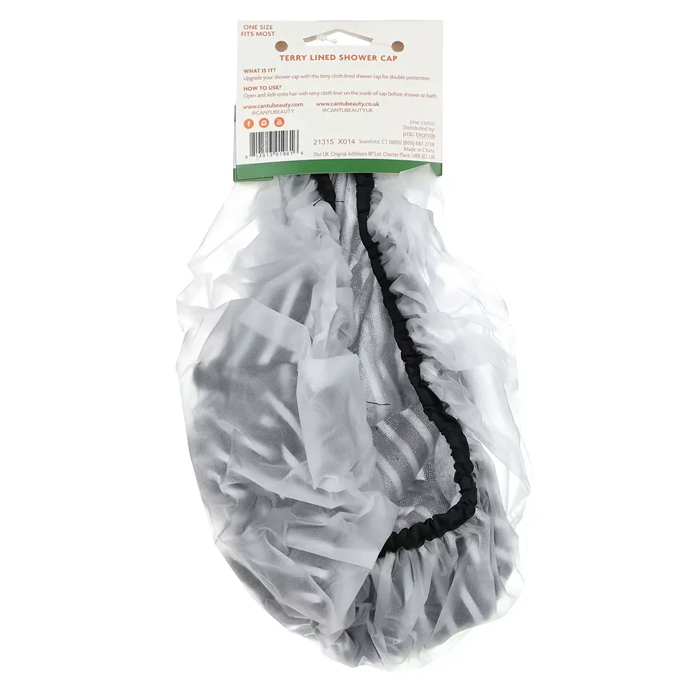 Cantu Terry Cloth Lined Shower Cap  thumbnail 2