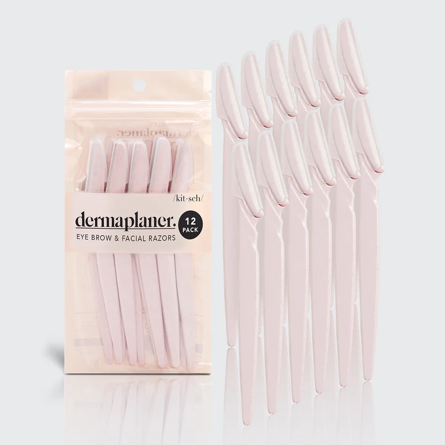 Kitsch Recycled Plastic Terracotta Dermaplaners Set - 12 pcs thumbnail 1