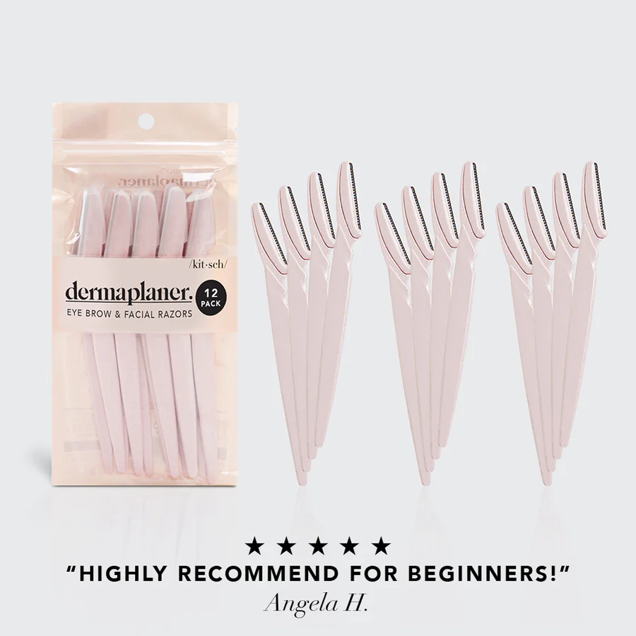 Kitsch Recycled Plastic Terracotta Dermaplaners Set - 12 pcs thumbnail 3