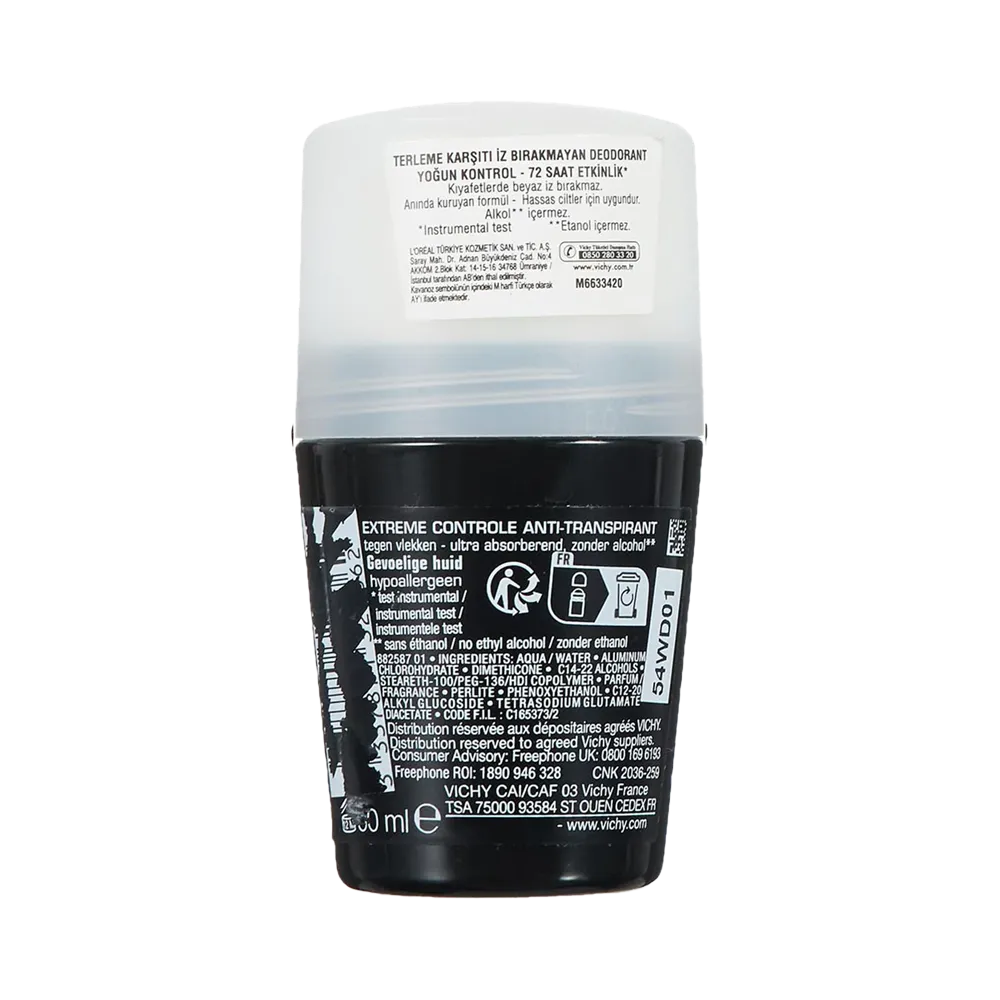 VICHY Homme 72-hour Anti-Perspirant Deodorant - 50 ml thumbnail 2